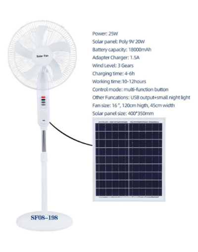 Quạt năng lượng MT JD 198F